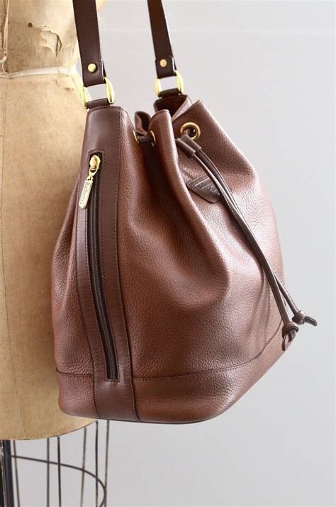 burberry the medium leather bucket bag|Burberry pebbled leather tote.